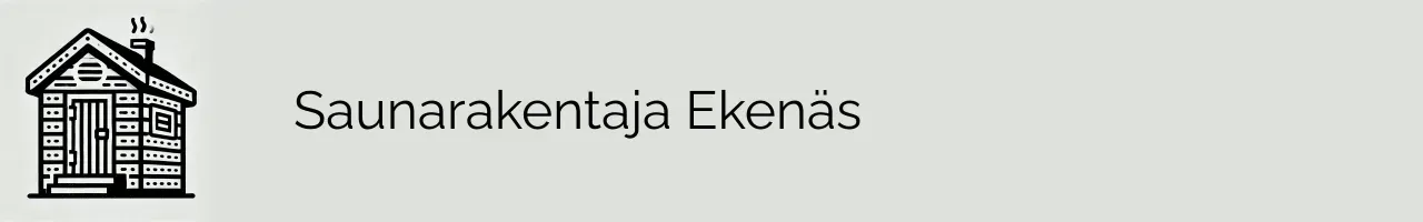 Saunarakentaja Ekenäs