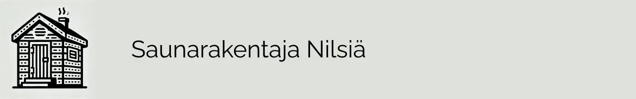 Saunarakentaja Nilsiä